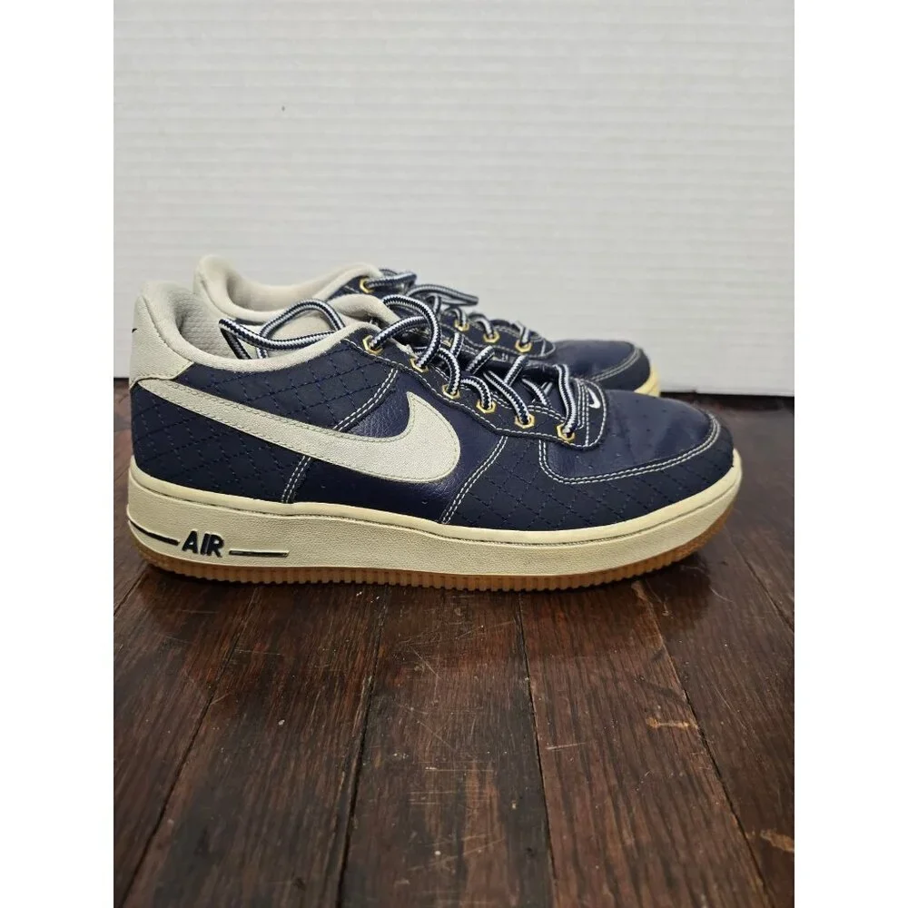 Nike Air Force 1 Premium GS Obsidian Gum Navy Blue Sneaker